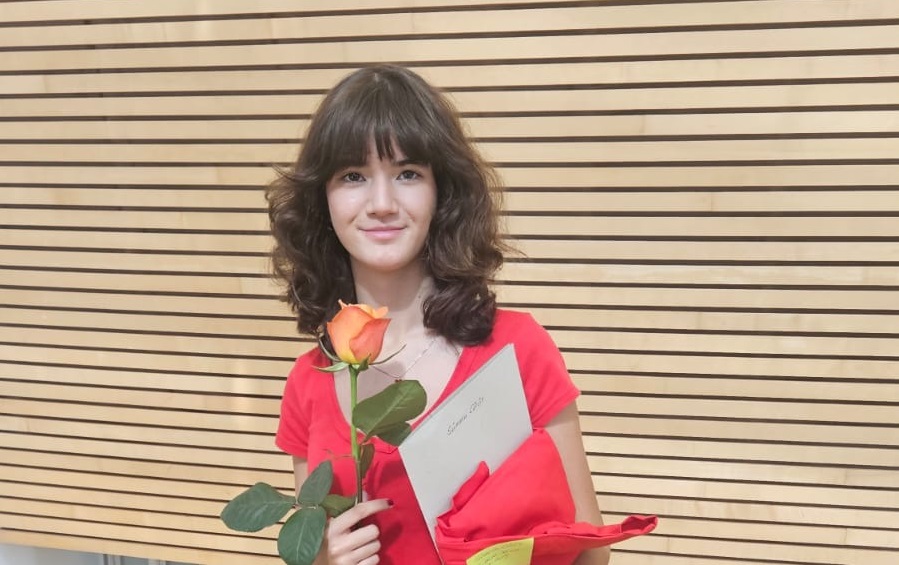 Preisträgerin im Bundeswettbewerb Fremdsprachen